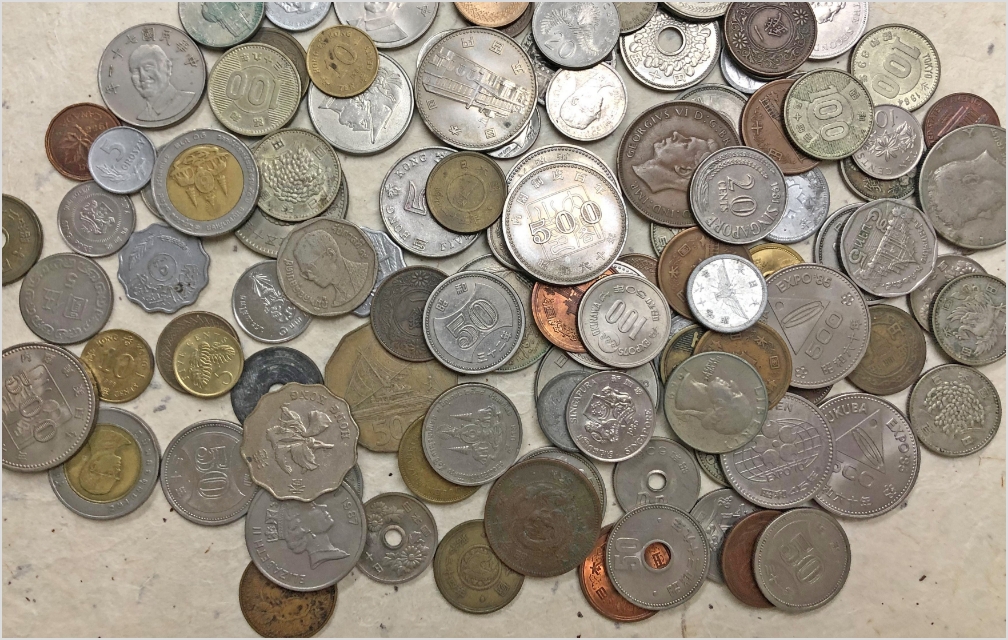 地外貨コイン募金