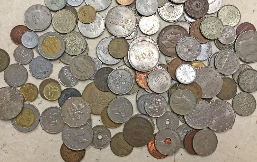 地外貨コイン募金